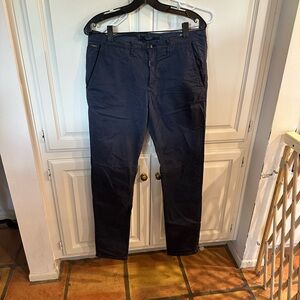 Scotch & Soda Navy Blue Men's Chinos
